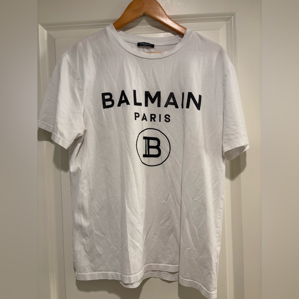 Balmain t-shirt mens large in perfect pre loved condition